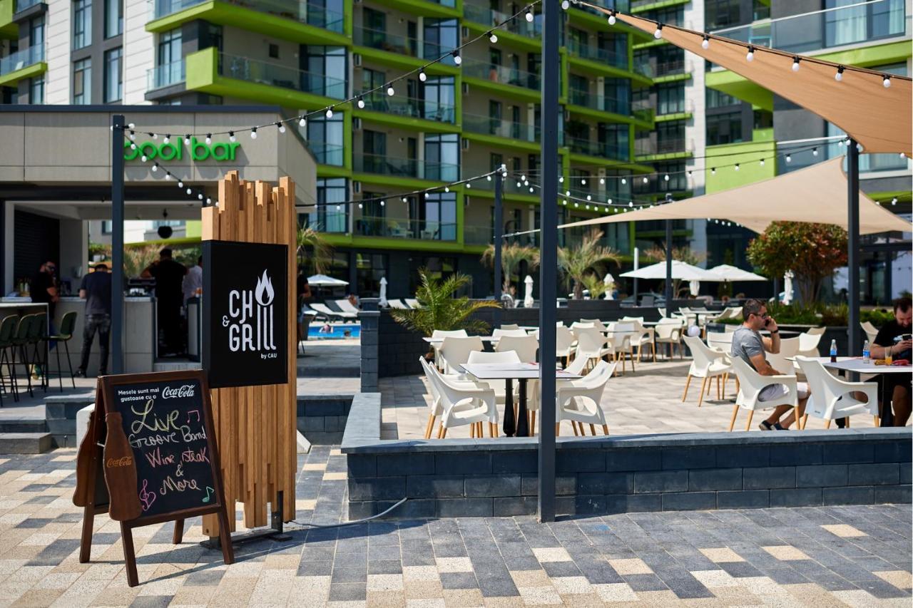 Cristalex Aparthotel & Spa Mamaia Nord Navodari Dış mekan fotoğraf